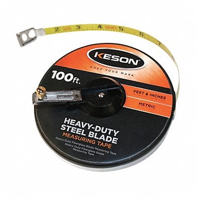 Tape Measure 3/8 In x 100 ft/30m Orange MPN:ST10018M