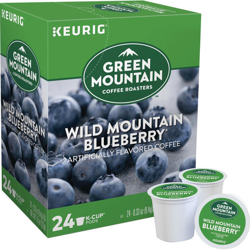 Green Mountain Coffee K-Cups, Medium Roast, Mountain Blueberry, Carton Of 24 K-Cups MPN:6783CT