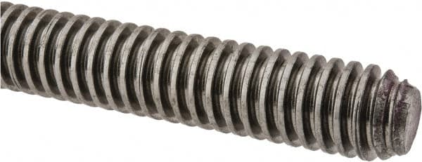 Threaded Rod: 5/8-8, 3' Long, Low Carbon Steel, Grade C1018 MPN:KL010AG1A091460