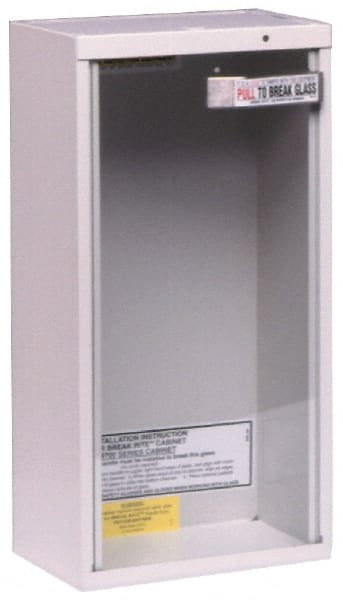 5 Lb. Capacity, Surface Mount, Steel Fire Extinguisher Cabinet MPN:468041