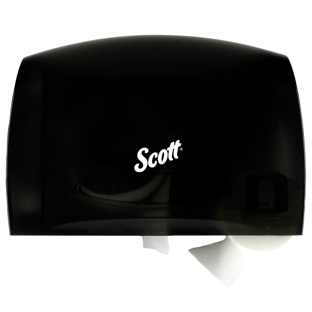 Scott Coreless JRT Bath Tissue Dispenser, 9-3/4in x 14-5/8in, Smoke Gray (Min Order Qty 3) MPN:9602