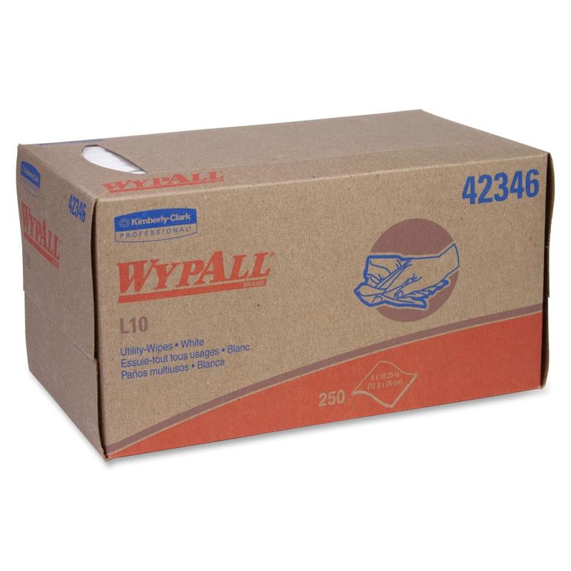 Wypall L10 Utility Wipes, 9in x 10 1/4in, Pack Of 24 MPN:42346