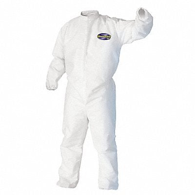 Disposable Coveralls White XL PK25 MPN:46004