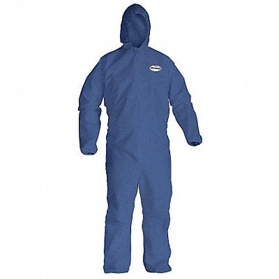 Hooded Disp. Coveralls Blue M PK24 MPN:58512