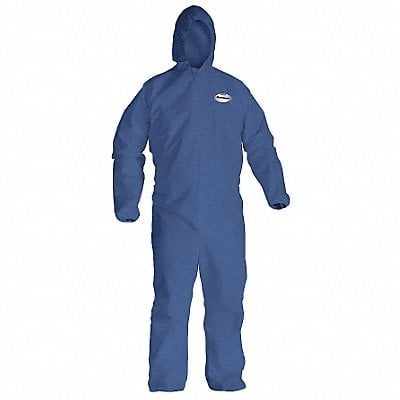 Hooded Disp. Coveralls Blue 3XL PK20 MPN:58516