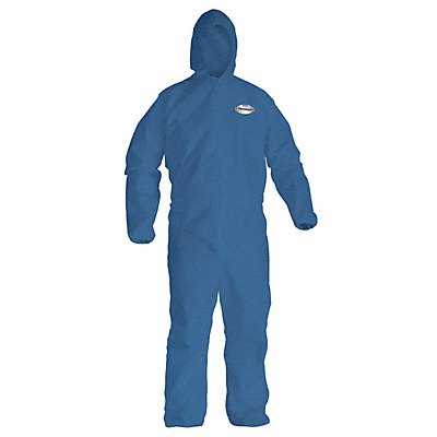 Hooded Disp. Coveralls Blue M PK24 MPN:58522