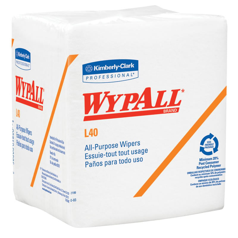 Kimberly-Clark Professional Wipers Wypall L40, 1/4 Fold, Pack Of 56 (Min Order Qty 9) MPN:05701PK