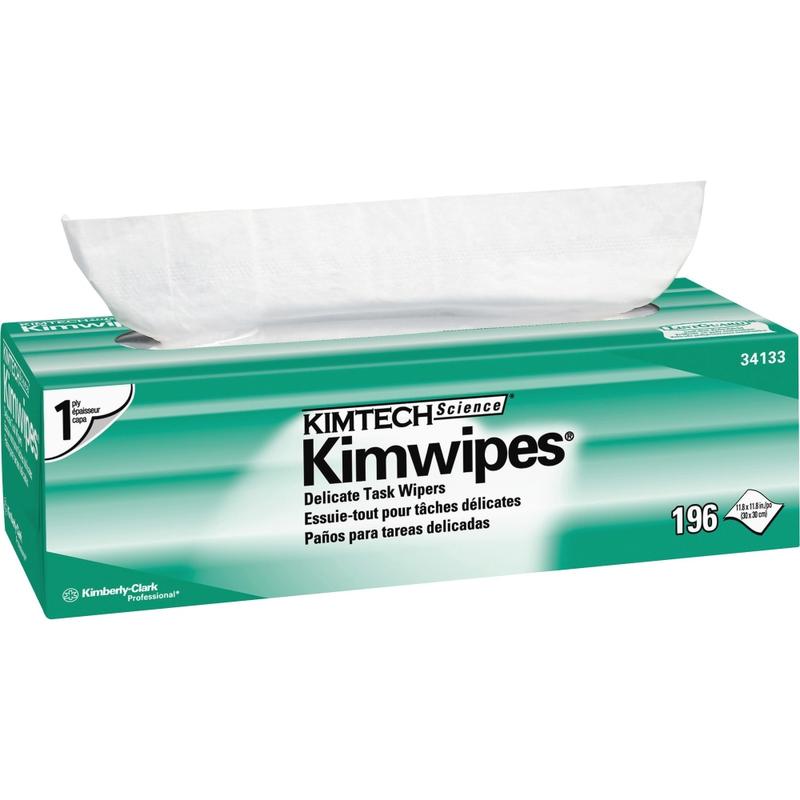 Kimtech SCIENCE KIMWIPES Delicate Task - Cleaning wipes - disposable - 196 sheets MPN:34133