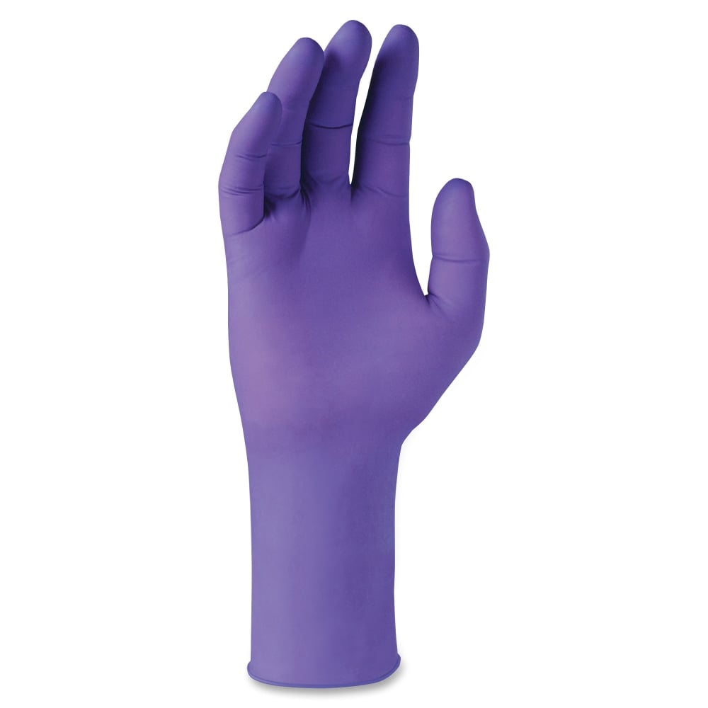 KIMTECH Purple Nitrile Exam Gloves - 12in - X-Large Size - Purple - Latex-free, Textured Fingertip, Durable, Tear Resistant - For Chemotherapy - 500 / Carton - 6 mil Thickness MPN:50604