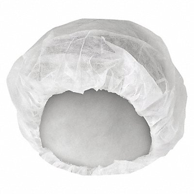 Bouffant Cap White 21 in dia PK600 MPN:36900