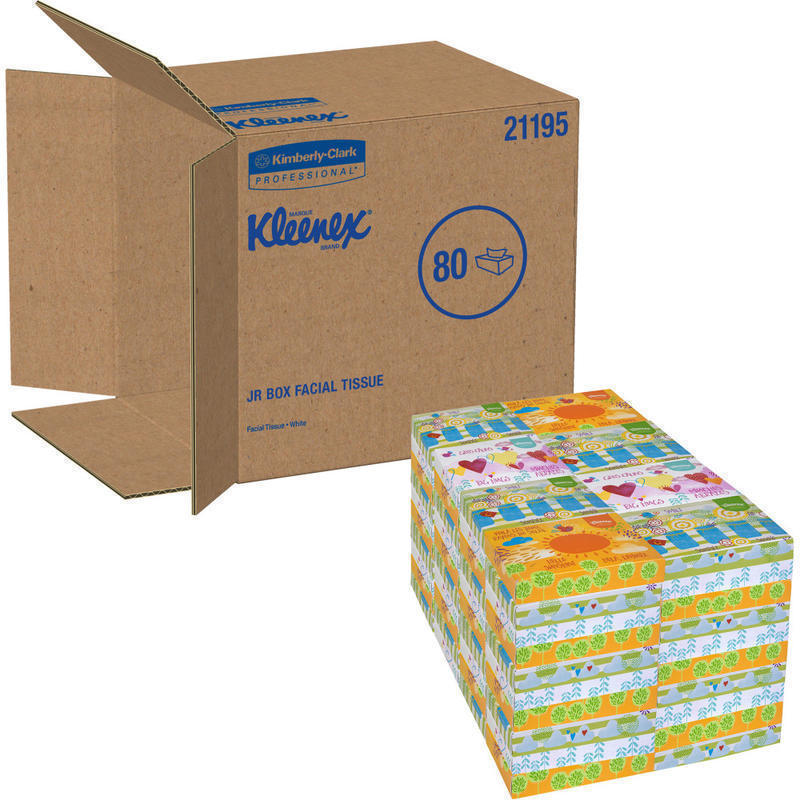 Kleenex Professional 2-Ply Facial Tissue, White, 40 Sheets Per Box, Carton Of 48 Boxes MPN:21195