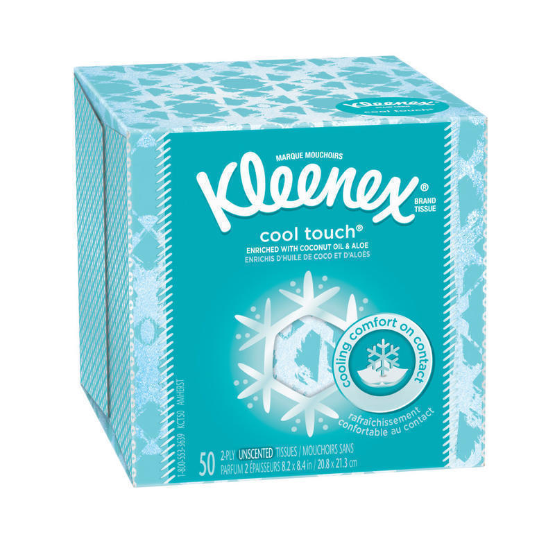 Kleenex BOUTIQUE Cool Touch Facial Tissues, 50 Tissues Per Box, Case Of 27 Boxes MPN:29388