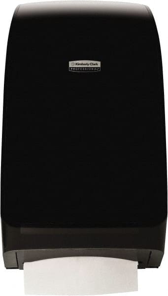 Scottfold Folded Towel Dispenser, Black, 10.66