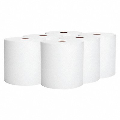 Paper Towel Roll 950 ft White PK6 MPN:02000