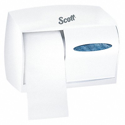 Toilet Paper Dispenser (2) Rolls White MPN:09605