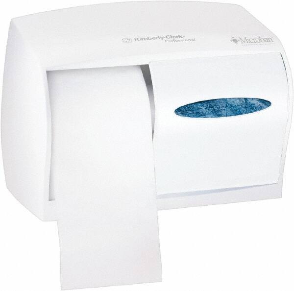 Coreless Double Roll Plastic Toilet Tissue Dispenser MPN:09605