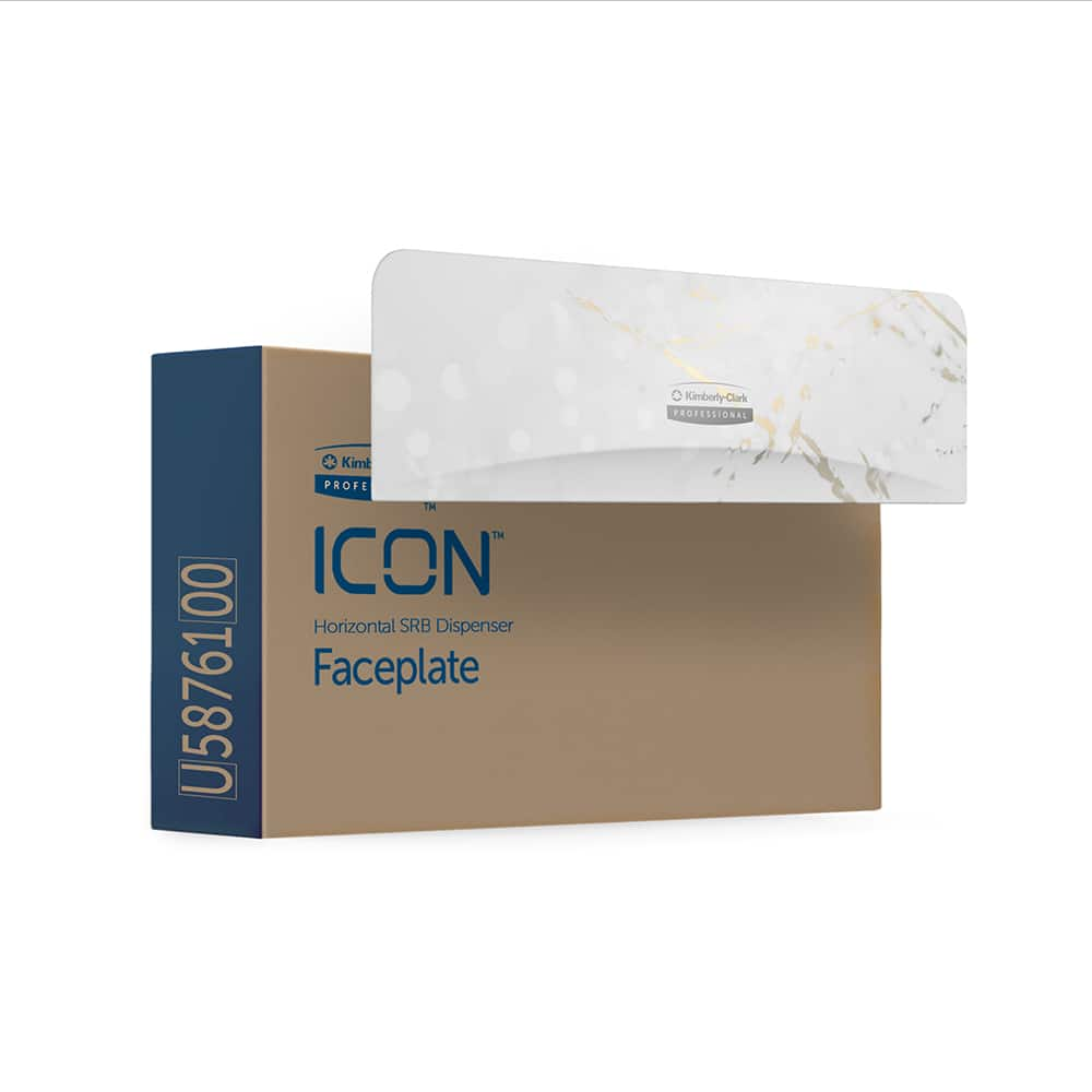 ICON Faceplate, Cherry Blossom Design, for Coreless Standard Roll Horizontal Toilet Paper Dispensers 2 Roll MPN:58822