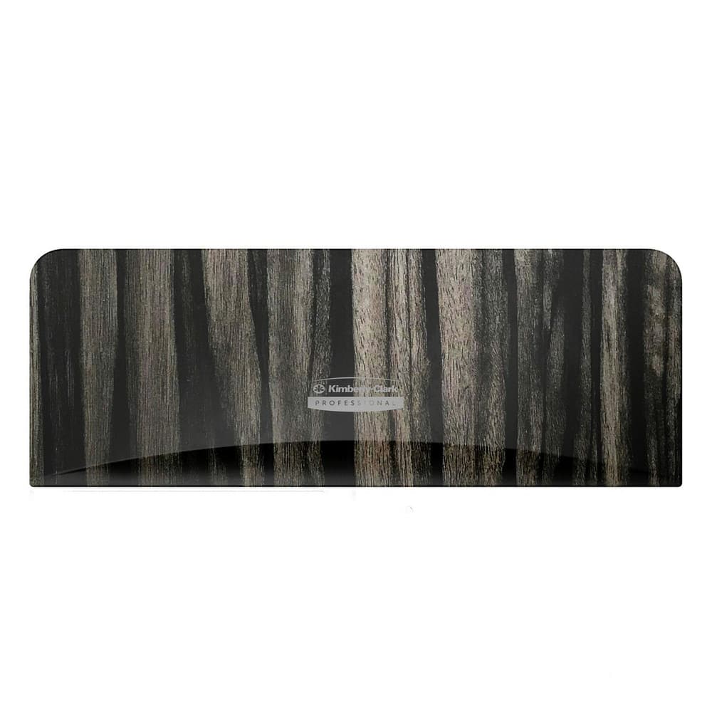 ICON Faceplate, Ebony Woodgrain Design, for Coreless Standard Roll Toilet Paper Dispensers 4 Roll MPN:58833