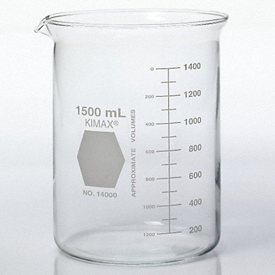 Beaker Low Form Glass 400mL PK48 MPN:14000-400