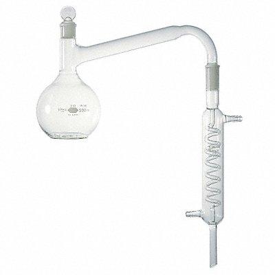 Distillation Flask 500mL Glass Clear MPN:21500G-500