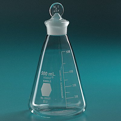 Erlenmeyer Flask 500mL PK8 MPN:26600-500