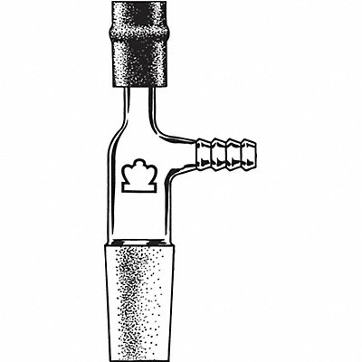 Adapter Inlet Transparent 24/40 MPN:195500-2440