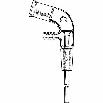 Adapter Bent Transparent 29/42 MPN:206000-2440