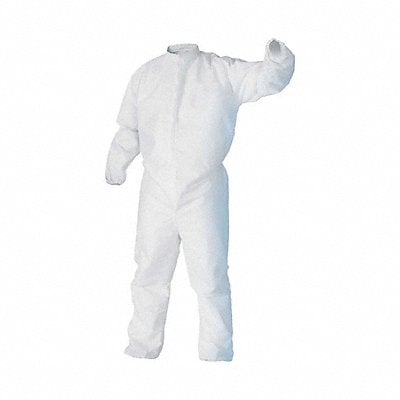 Cleanroom Coveralls White PK25 MPN:49833