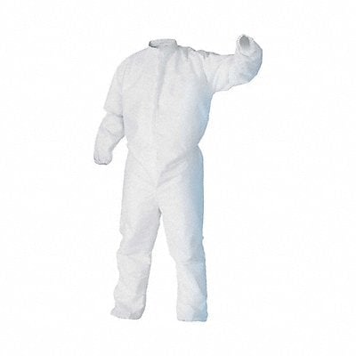 Cleanroom Coveralls White PK25 MPN:49835