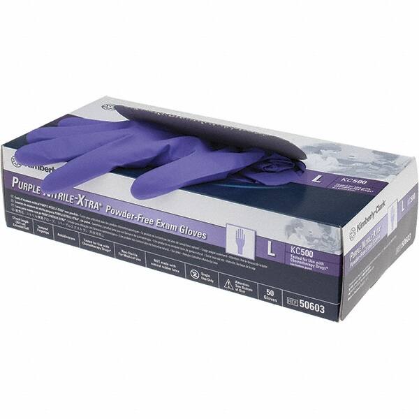 Purple Nitrile-Xtra Disposable Gloves MPN:50603