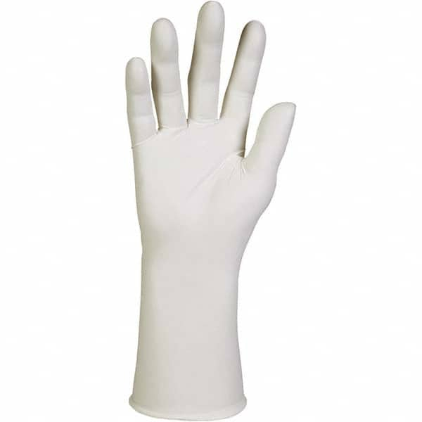 Disposable Gloves: Medium, 6.3 mil Thick, Nitrile, Cleanroom Grade MPN:56882