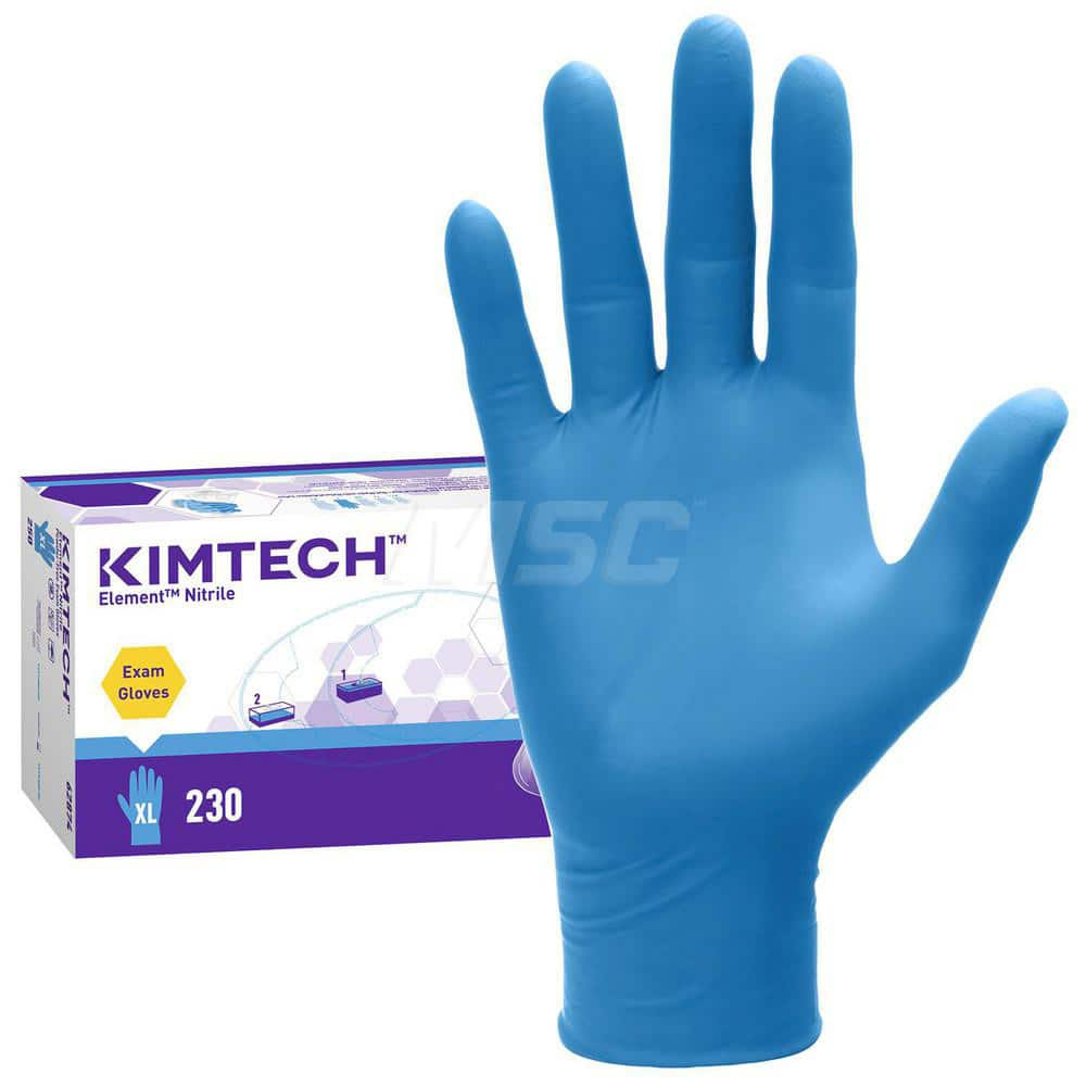 Disposable Gloves: 3.2 mil Thick, Nitrile, Medical MPN:62874