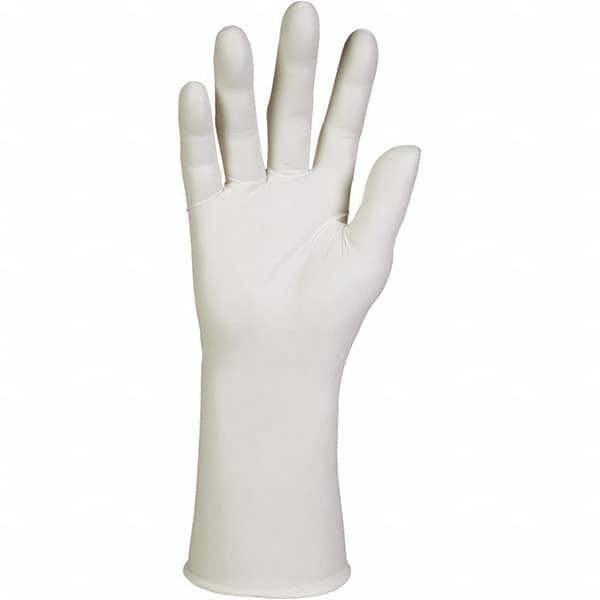 Disposable Gloves: Medium, 6.3 mil Thick, Nitrile, Cleanroom Grade MPN:62992