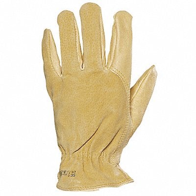 Leather Gloves Pigskin Shirred Tan M PR MPN:94WA-M