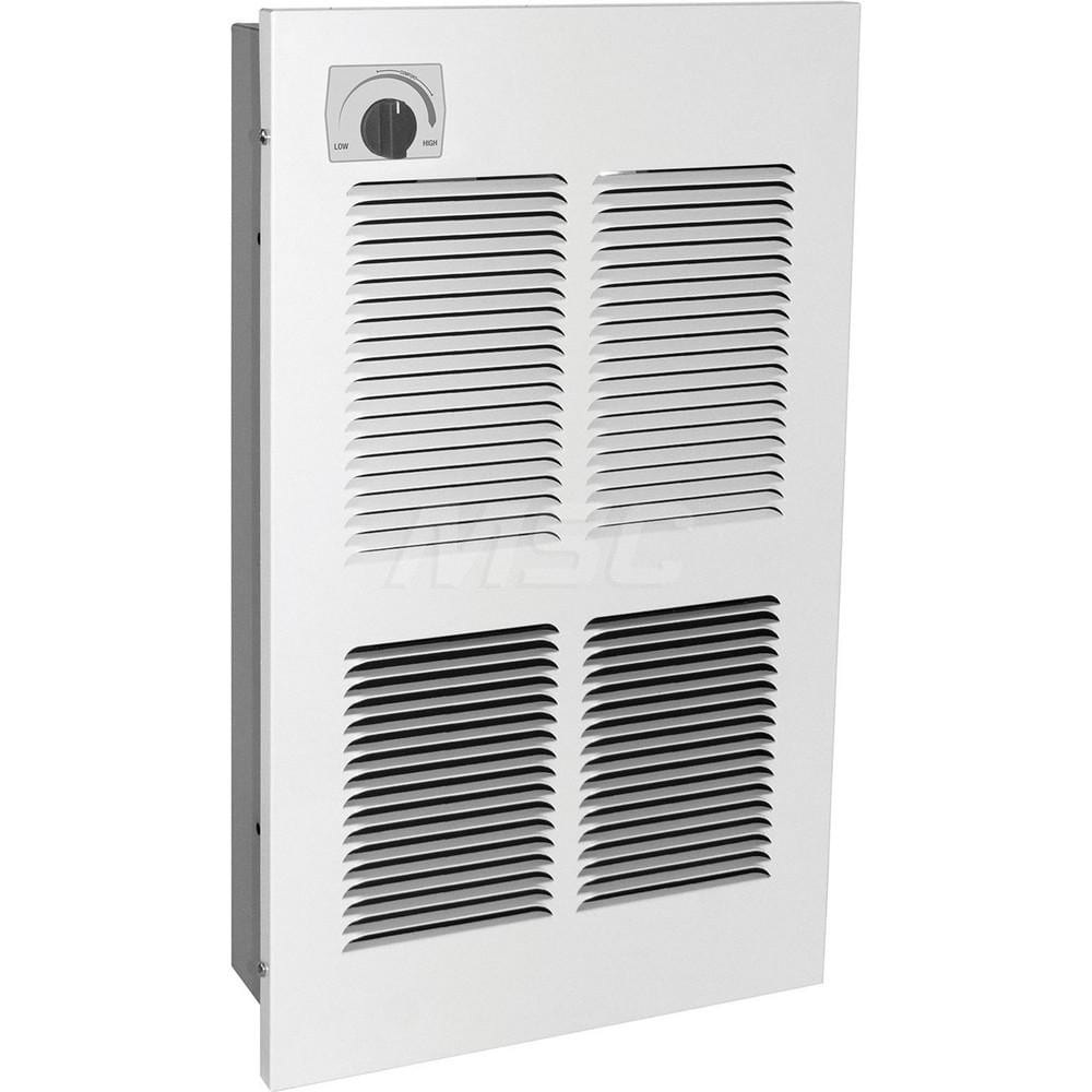 Electric Forced Air Heaters, Heater Type: Wall , Maximum BTU Rating: 13648 , Voltage: 240V , Phase: 1 , Wattage: 4000  MPN:EFW2440-MW-T-W