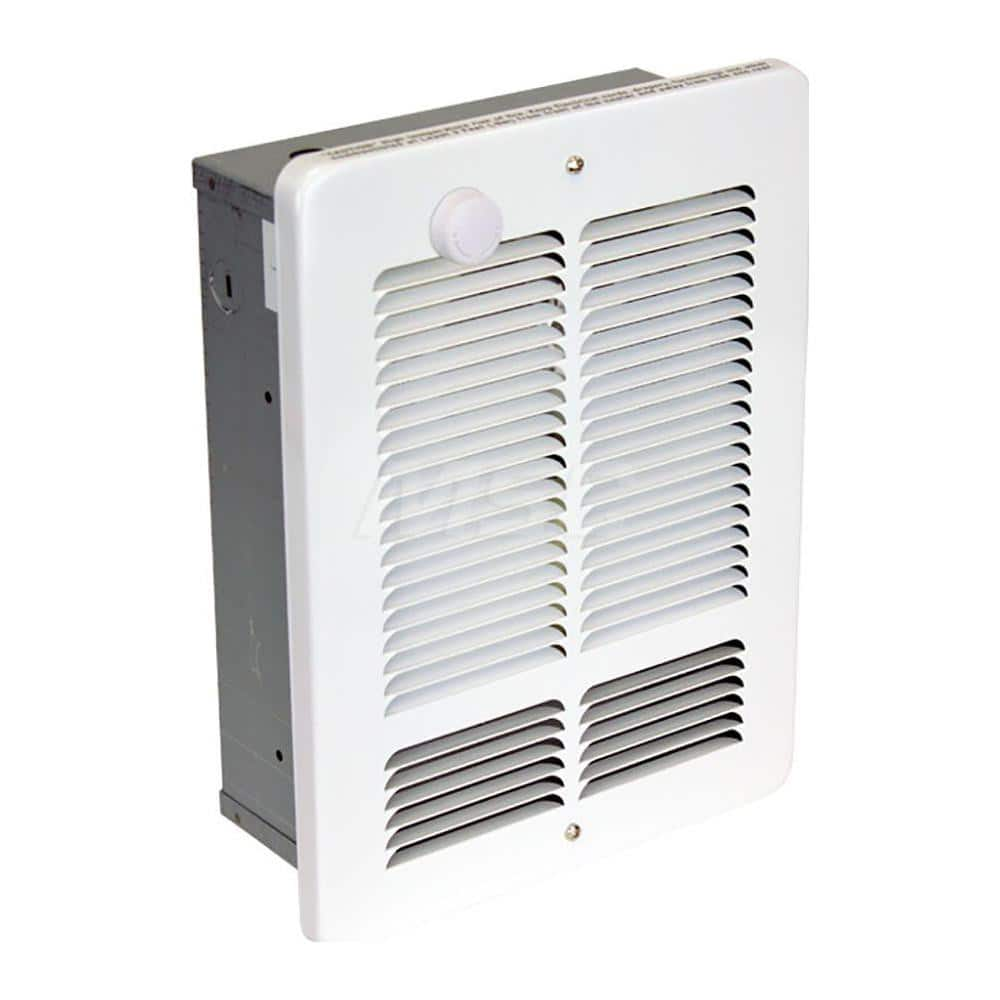 Electric Forced Air Heaters, Heater Type: Wall , Maximum BTU Rating: 5118 , Voltage: 120V , Phase: 1 , Wattage: 1500  MPN:W1215-T-W