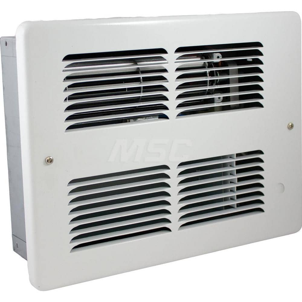 Electric Forced Air Heaters, Heater Type: Wall , Maximum BTU Rating: 3412 , Voltage: 240V , Phase: 1 , Wattage: 1000  MPN:WHF2410-W