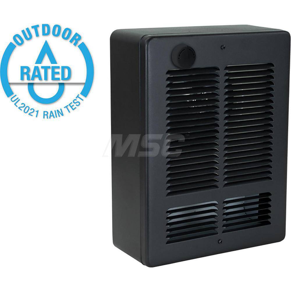 Electric Forced Air Heaters, Heater Type: Wall , Maximum BTU Rating: 5118 , Voltage: 120V , Phase: 1 , Wattage: 1500  MPN:WSC1215-T-B