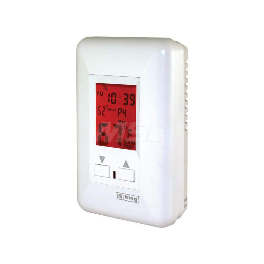 Thermostats, Thermostat Type: Line Voltage Wall Thermostat , Maximum Temperature: 95 , Minimum Temperature: 44 , Maximum Voltage: 120 , Amperage: 22  MPN:ESP120-R