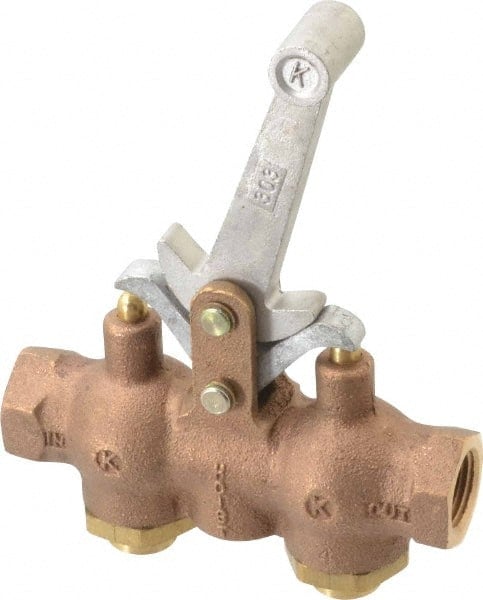 Manually Operated Valve: Hoist Control Valve, Dead Man Style Lever Actuated MPN:303-4