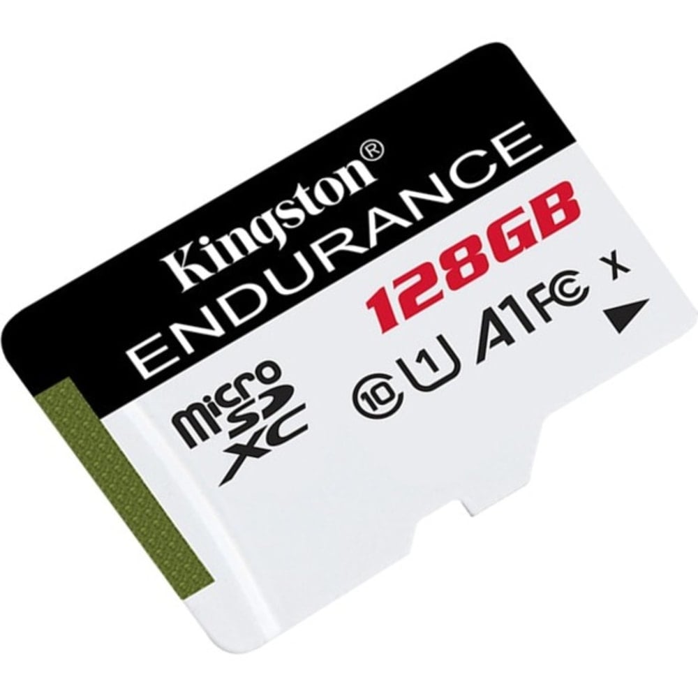 Kingston High Endurance SDCE 128 GB Class 10/UHS-I (U1) microSDXC - 1 Pack - 95 MB/s Read - 45 MB/s Write - 2 Year Warranty (Min Order Qty 2) MPN:SDCE/128GB