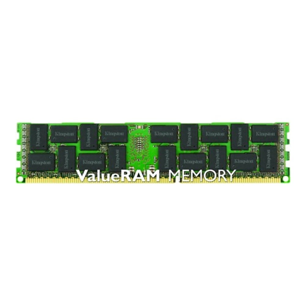 Kingston ValueRAM 8GB DDR3 SDRAM Memory Module - 8 GB (1 x 8GB) - DDR3-1333/PC3-10600 DDR3 SDRAM - 1333 MHz - CL9 - 1.35 V - ECC - Registered - 240-pin - DIMM MPN:KVR13LR9D8/8EF