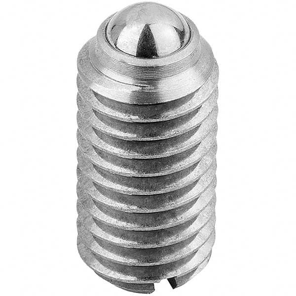 Threaded Ball Plunger: M12, 0.315