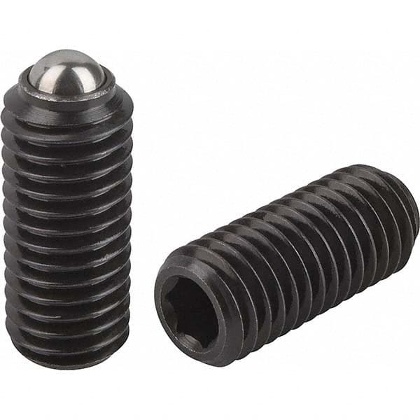 Threaded Ball Plunger: 1/4-20, 0.1378