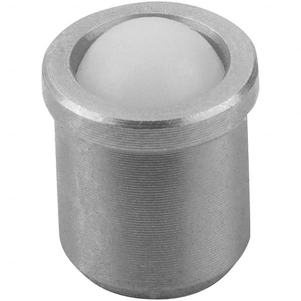 Stainless Steel Press Fit Ball Plunger: 0.1969