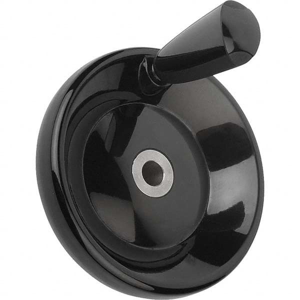 125mm Diameter Solid Handwheel with Handle MPN:K0164.3125XCO