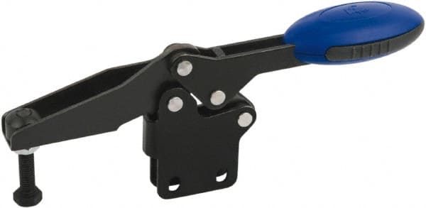 Manual Hold-Down Toggle Clamp: Horizontal, U-Bar, Straight Base MPN:K0661.005001