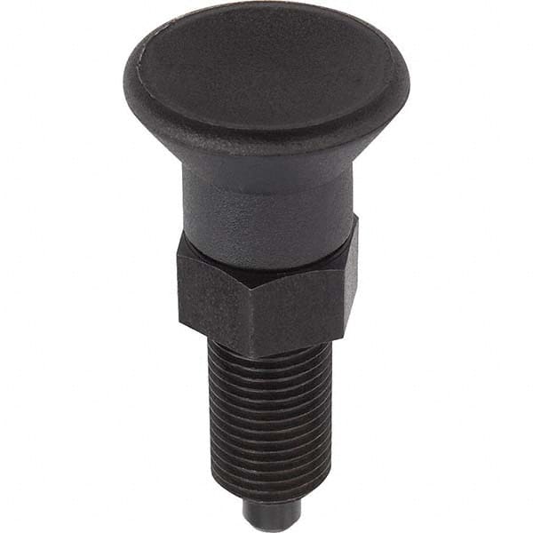 1-8, 28mm Thread Length, 16mm Plunger Diam, Hardened Locking Pin Knob Handle Indexing Plunger MPN:K0338.01516A8