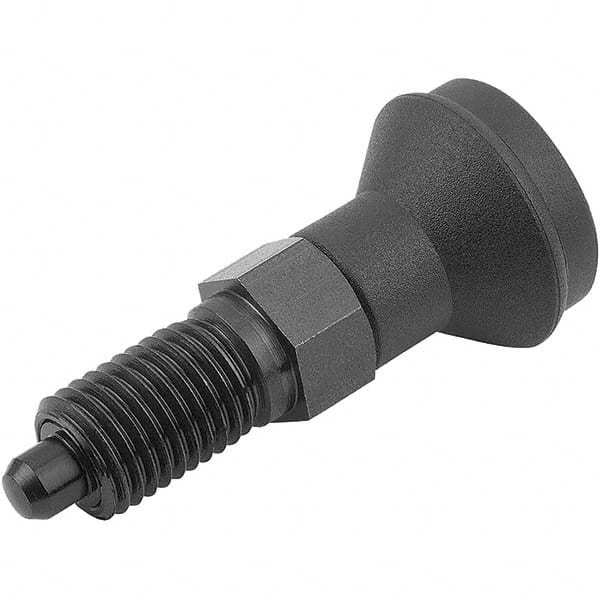 M20x1.5, 25mm Thread Length, 10mm Plunger Diam, Hardened Locking Pin Knob Handle Indexing Plunger MPN:K0339.1410