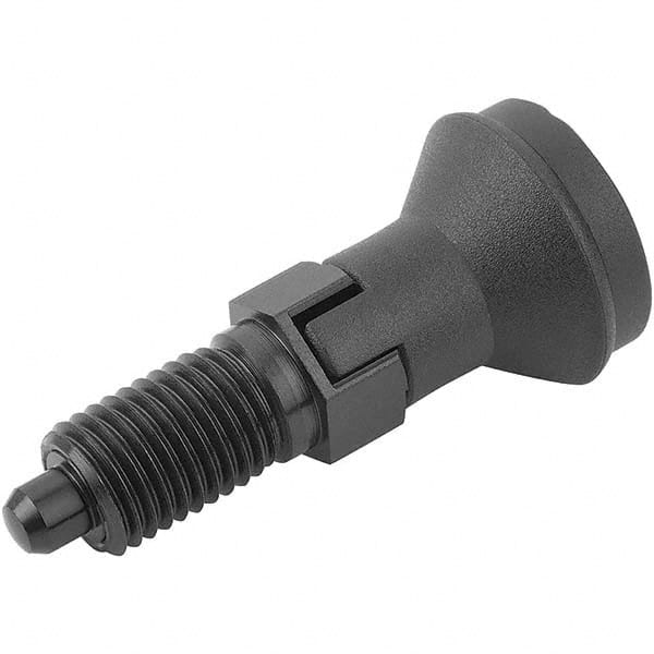 M10x1, 15mm Thread Length, 5mm Plunger Diam, Hardened Locking Pin Knob Handle Indexing Plunger MPN:K0339.3105